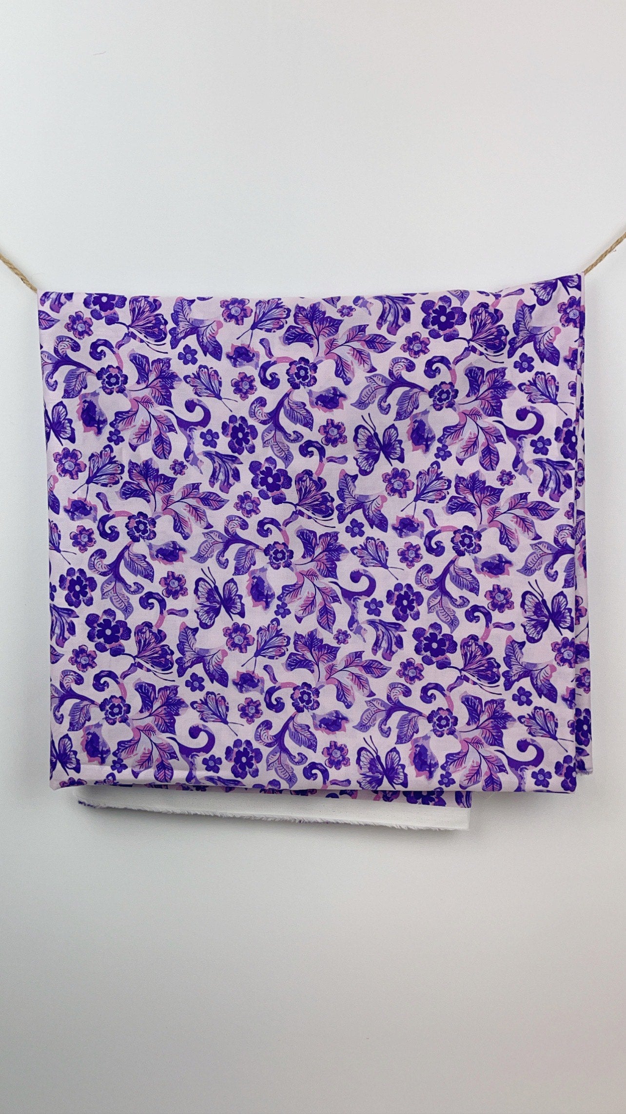 Custom Printed Fabric | Lilac Butterflies | The Modern Fabrics