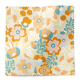 Cotton Twill Fabric | Flower Fever Fabric Orange | The Modern Fabrics