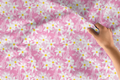 Sweet Lilies Fabric Pink | The Modern Fabrics