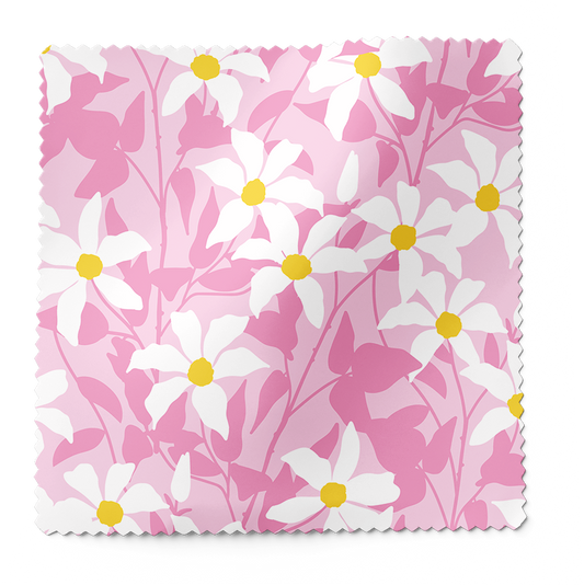 Sweet Lilies Fabric Pink | The Modern Fabrics